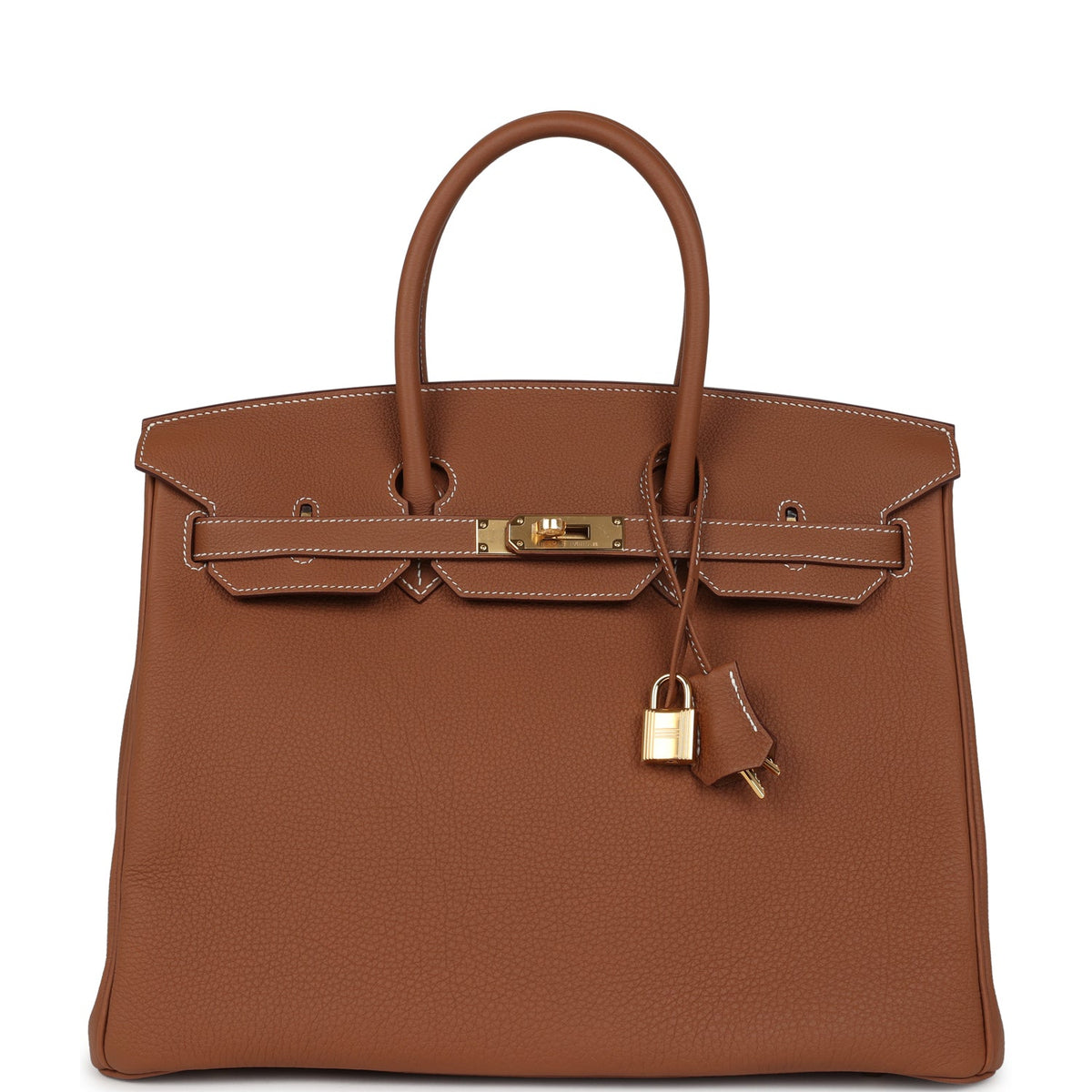 Hermes Birkin 35 Gold Togo Gold Hardware – Accessorio premium elegante