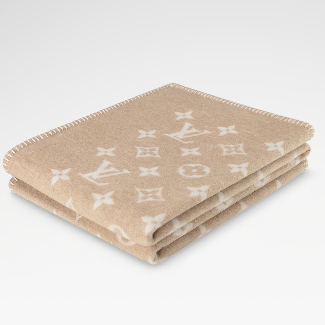 PLAID MONOGRAM BEIGE – Accessorio premium elegante