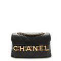 CHANEL 2020 Medium Enchained Flap Bag-Black