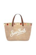 Borsa Rafia City Mini Fruit Charm