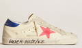 Super-Star Donna in nappa con stella in suede e talloncino in pelle laminata