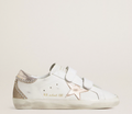 Old School LTD Donna con stella e talloncino in pelle laminata oro rosa