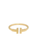 Tiffany & Co 18K Pink Gold T Wire Ring 56 – Accessorio premium elegante