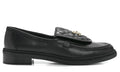 CHANEL Lambskin Quilted CC Turnlock Loafers Black – Accessorio premium elegante