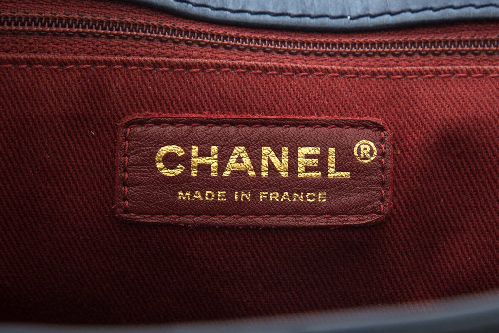 Chanel 2014/15 Navy Large Shopper Handbag