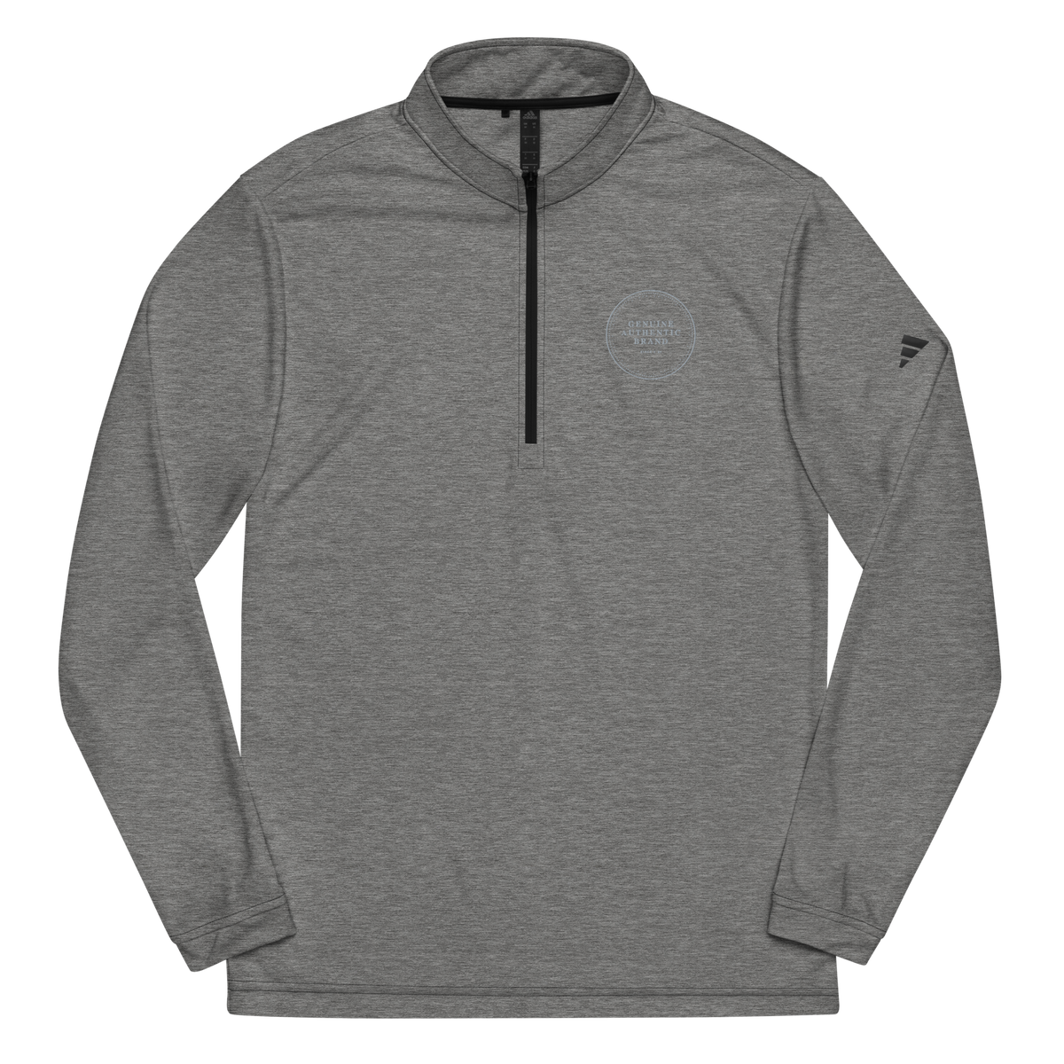 adidas x Genuine Authentic Brand Embroidered Logo Quarter zip pullover