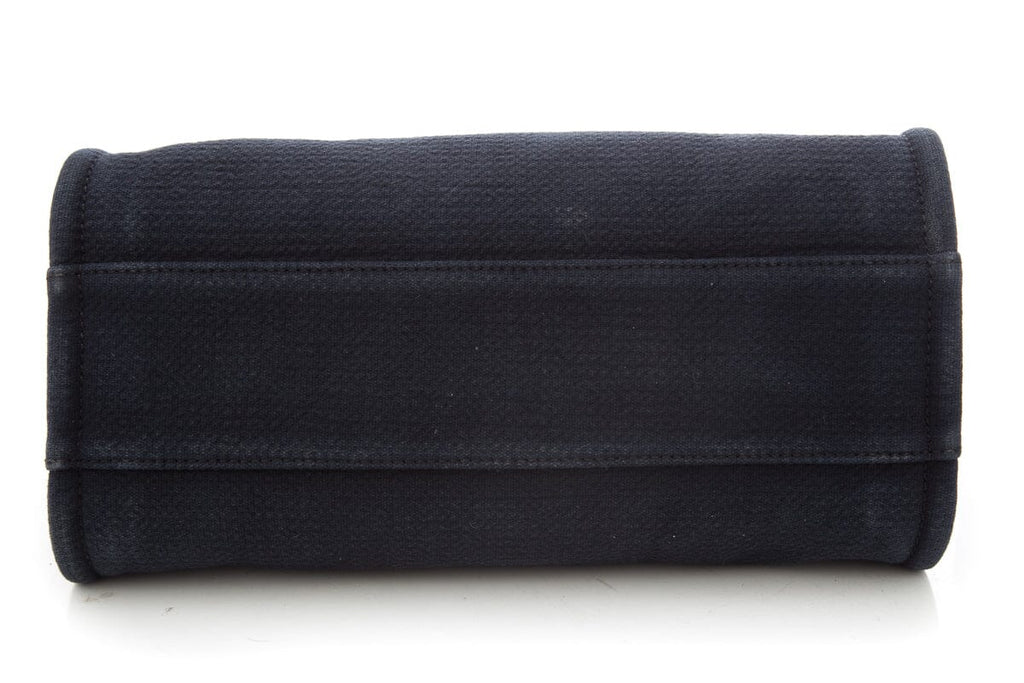 Chanel 2022 Navy Deauville Shopping Tote Handbag