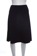 Chanel 2015 Black Chain Detail Skirt SZ 44