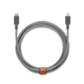 Native Union Belt Cable Ultra Strength USB-C to Lightning Cable 3 Meter - Zebra – Accessorio premium elegante