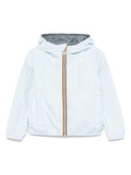 Giacca per bambini K-Way Kids Jake azzurro con design reversibile – Accessorio premium elegante