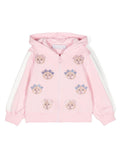 Felpa rosa per neonata con decorazione Monnalisa – Accessorio premium elegante