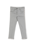 Jeans skinny con decorazione – Accessorio premium elegante