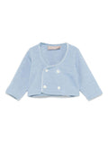Cardigan per neonato La Stupenderia azzurro doppiopetto – Accessorio premium elegante