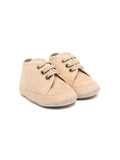 Sneakers in suede per neonato Colorichiari beige con punta tonda