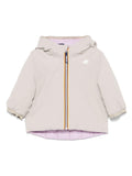 Giubbino per neonata K Way Kids Le Vrai 3.0 Claude beige con fodera trapuntata – Accessorio premium elegante