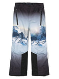 Pantaloni da sci per bambino Molo Jump Pro blu con effetto sfumato – Accessorio premium elegante