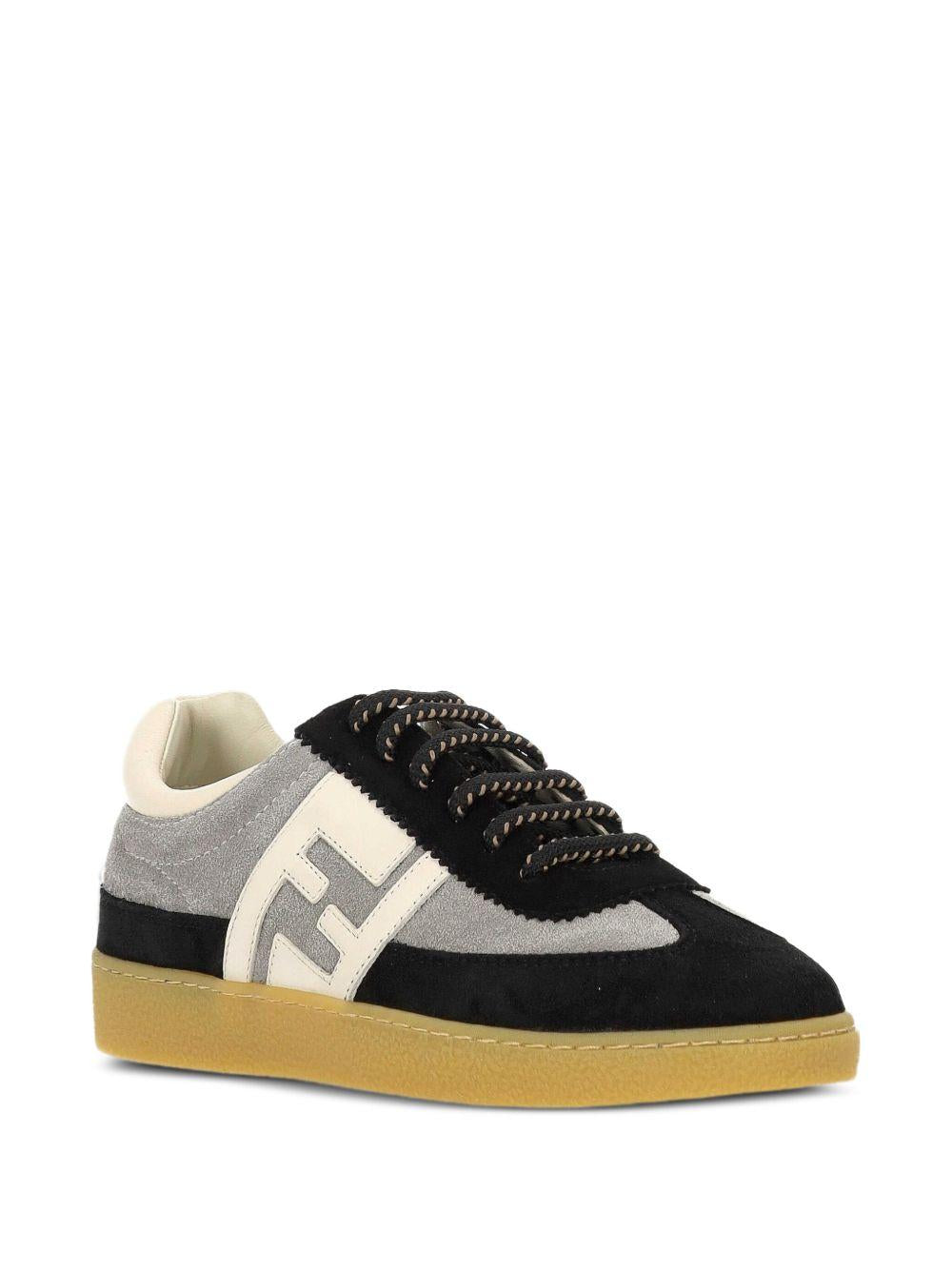 Fendi Kids multicolored children's sneakers with logo detail