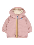 K Way Kids pink baby girl down jacket with hood – Elegant premium accessory