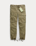 Pantaloni cargo militari in popeline — Verde oliva scuro