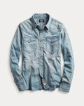 Camicia western in denim — Trattamento medio
