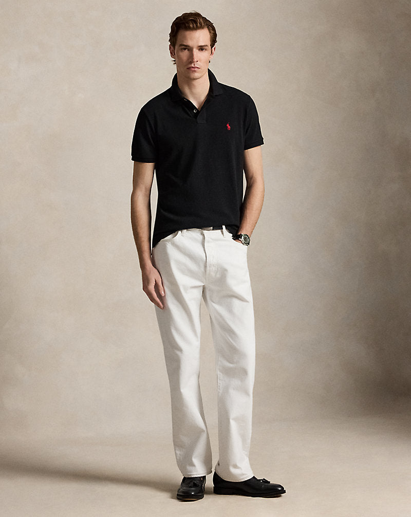 L’iconica polo in piqué – Tutte le opzioni di vestibilità — Nero/Rosso