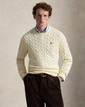 Maglia in cotone a trecce — Panna Andover