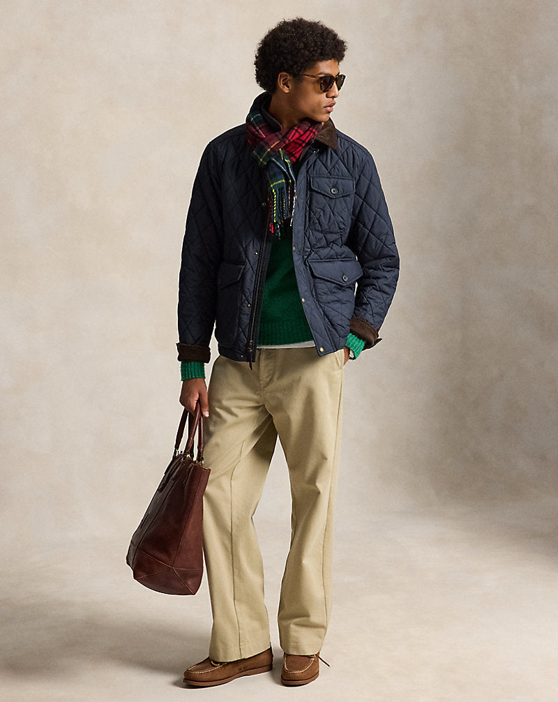 La giacca Beaton trapuntata — Blu navy College