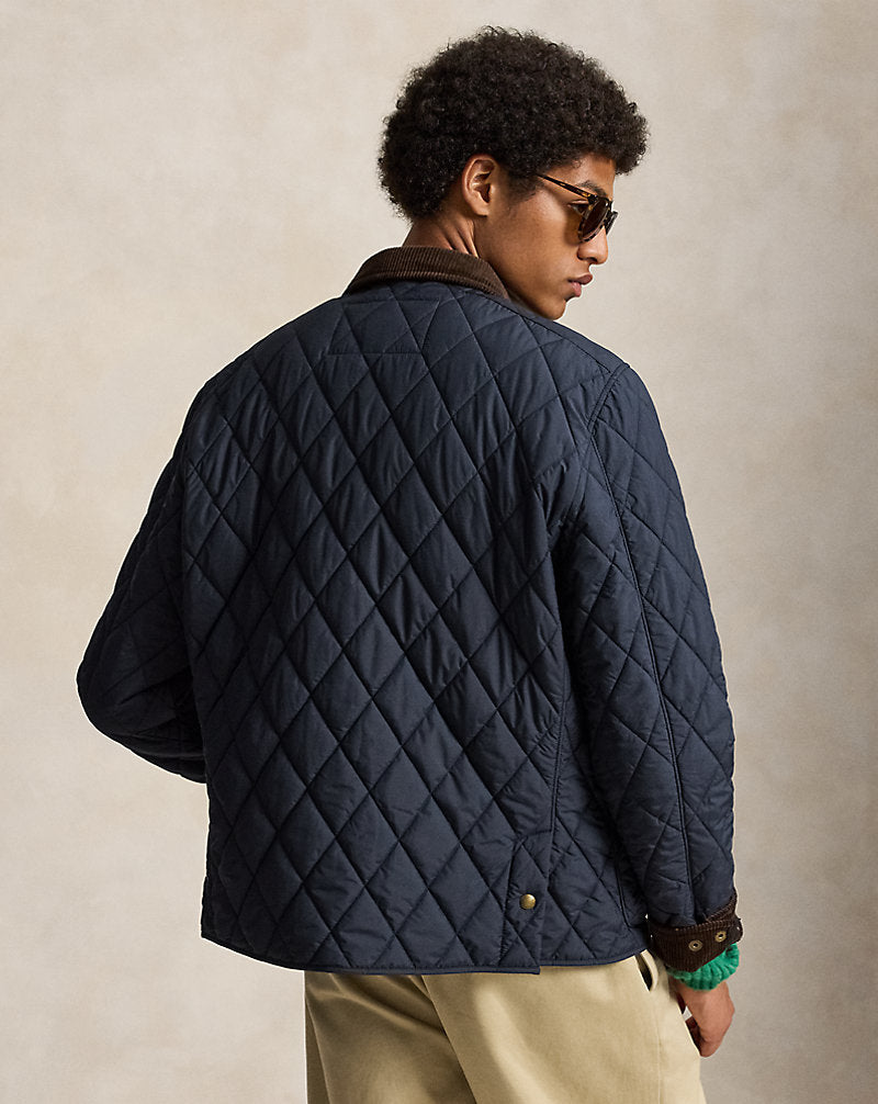 La giacca Beaton trapuntata — Blu navy College