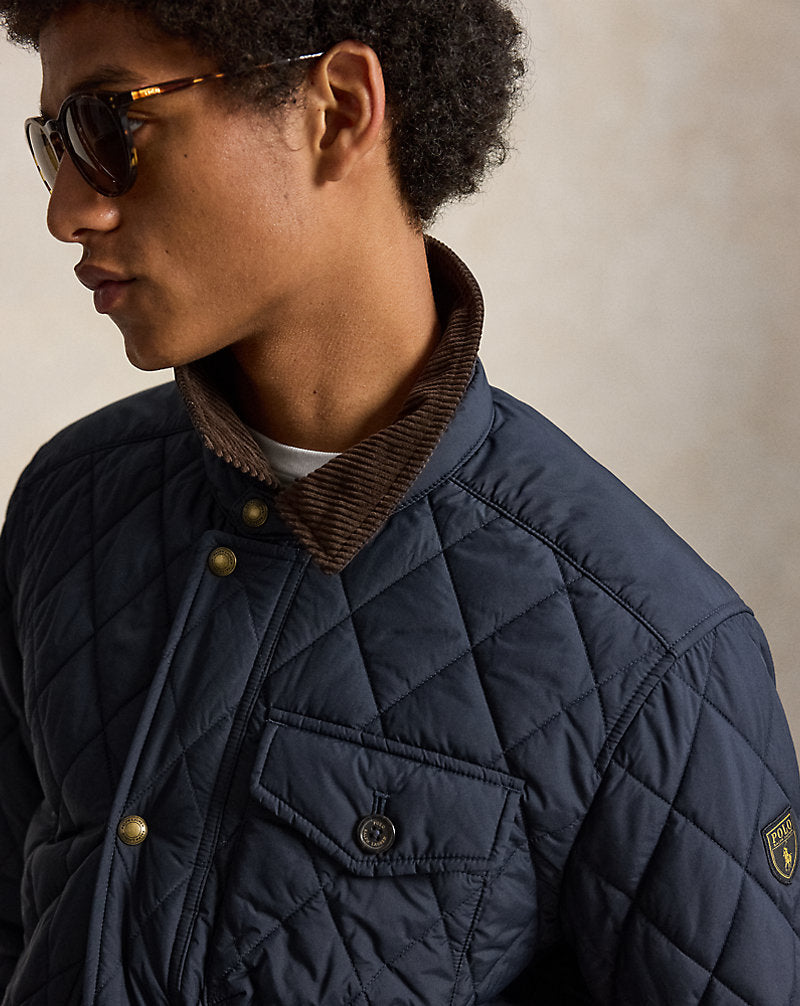 La giacca Beaton trapuntata — Blu navy College