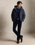Pantaloni Bedford velluto Straight-Fit — Blu navy Aviator