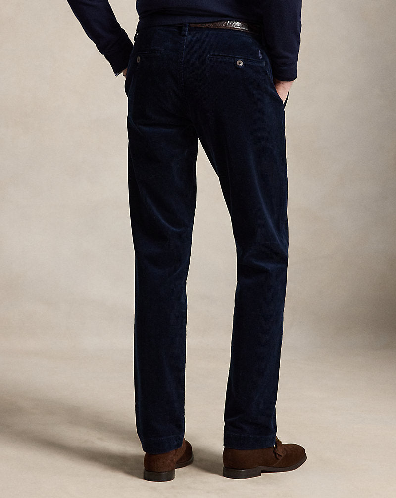 Pantaloni Bedford velluto Straight-Fit — Blu navy Aviator