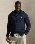 Felpa con cappuccio e cerniera — Blu navy Aviator