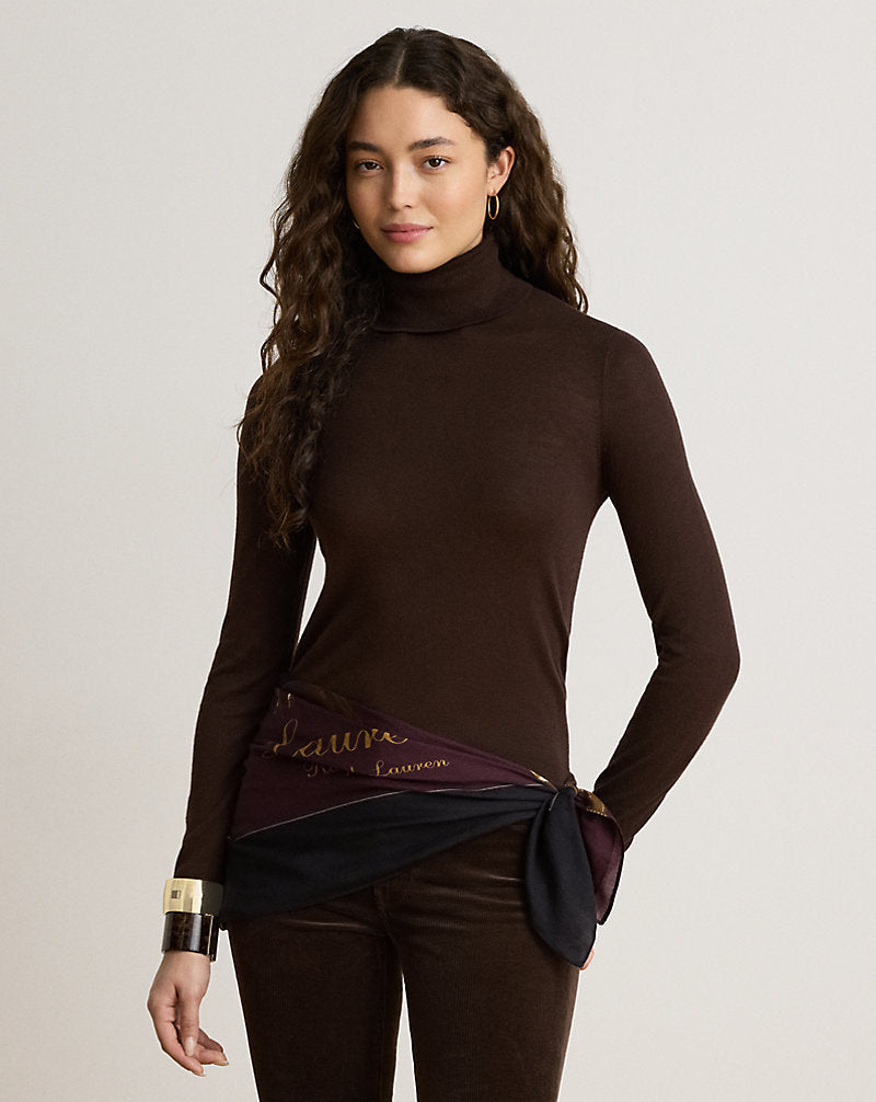 Maglia dolcevita — Marrone circuito