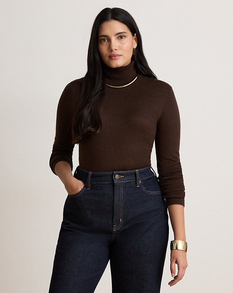 Maglia dolcevita — Marrone circuito
