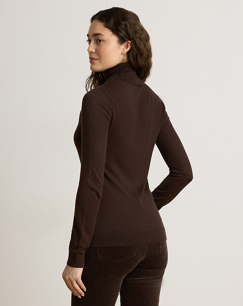 Maglia dolcevita — Marrone circuito