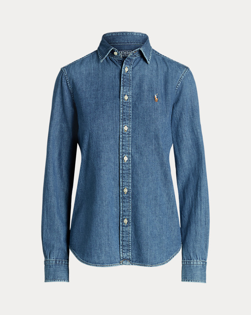 Camicia in denim Slim-Fit — Trattamento Merced