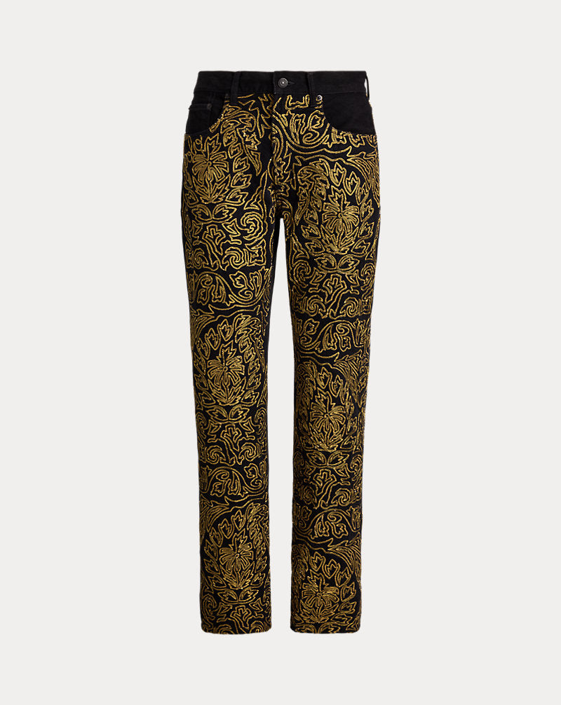 Jeans soutache Relaxed Straight-Fit — Trattamento Dorsodoro