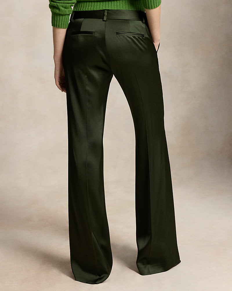 Pantaloni in raso a vita bassa — Pino sera