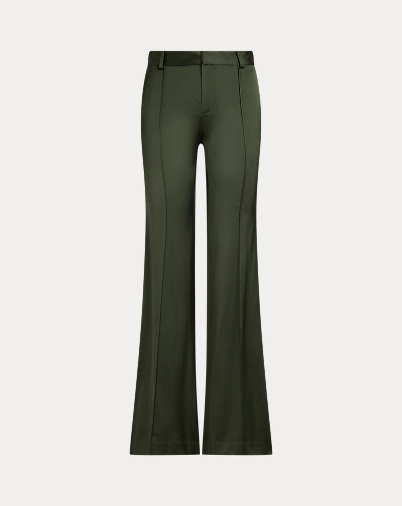 Pantaloni in raso a vita bassa — Pino sera