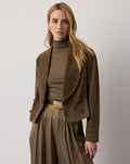 Giacca Trudie in vitello scamosciato — Portobello
