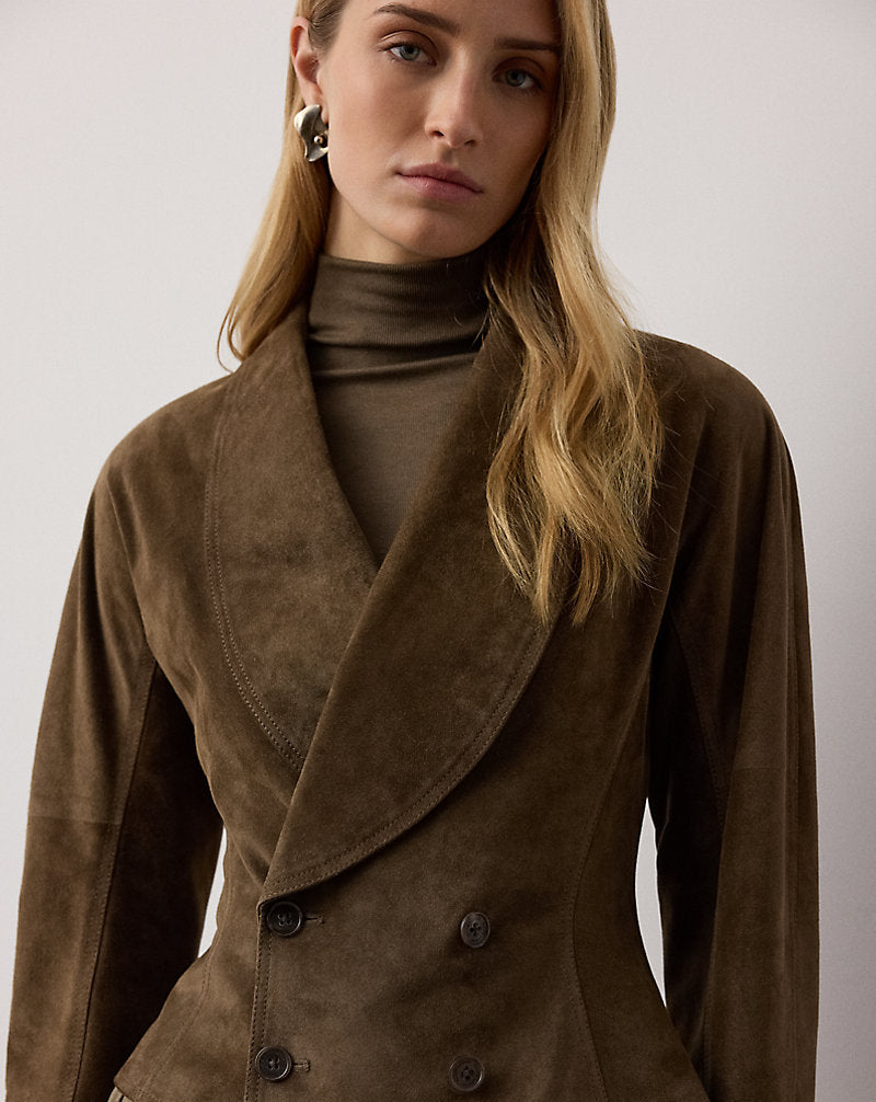 Giacca Trudie in vitello scamosciato — Portobello