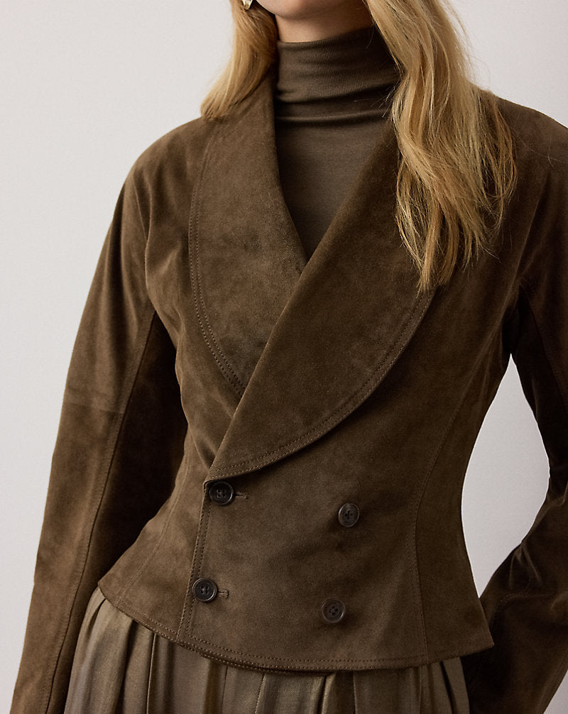 Giacca Trudie in vitello scamosciato — Portobello