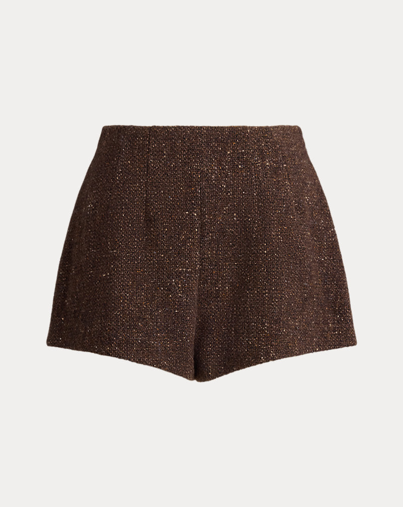 Short Walace in tweed Donegal — Marrone multicolore