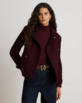 Cappotto corto in misto lana — Pinot nero