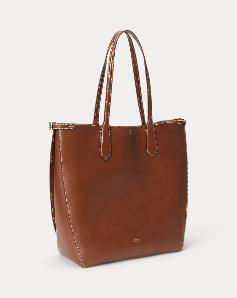 Tote verticale Bellport in pelle — Cuoio