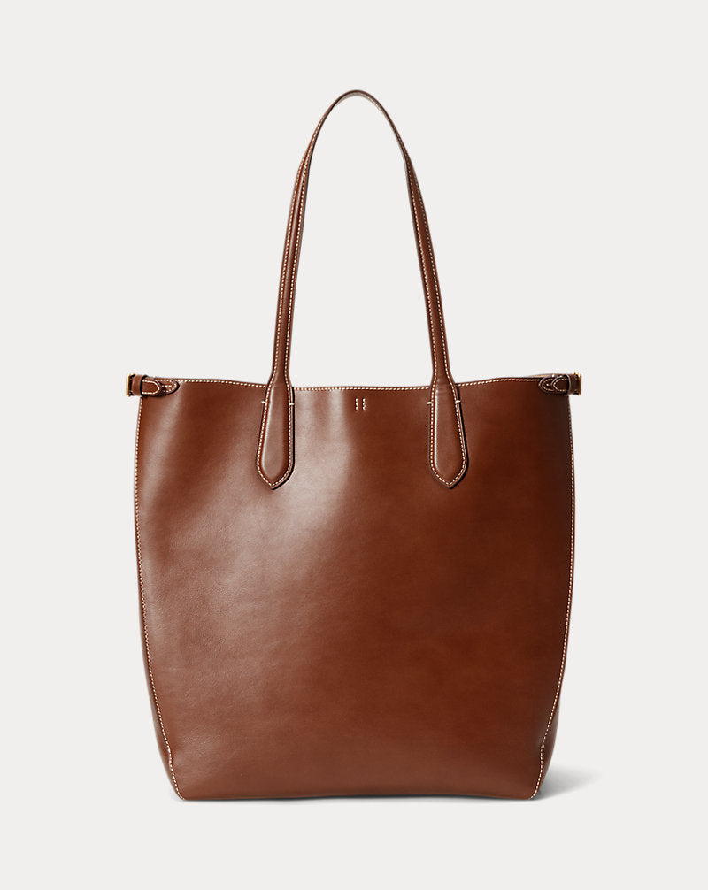 Tote verticale Bellport in pelle — Cuoio