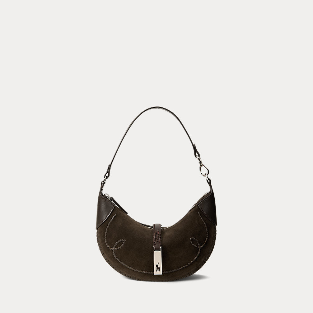 Borsa Mini Shoulder Polo ID western — Cioccolato/Tabacco