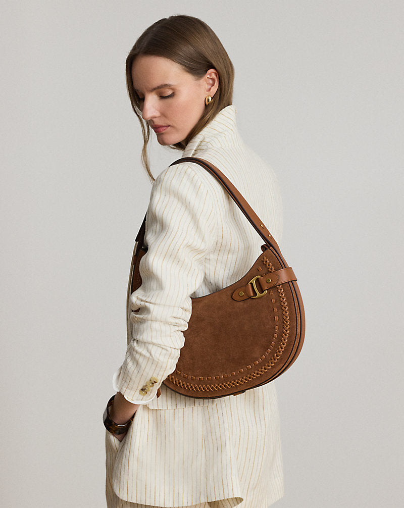 Borsa Tasha grande con sopraggitto — Col cuoio Lrn s/Col cuoio