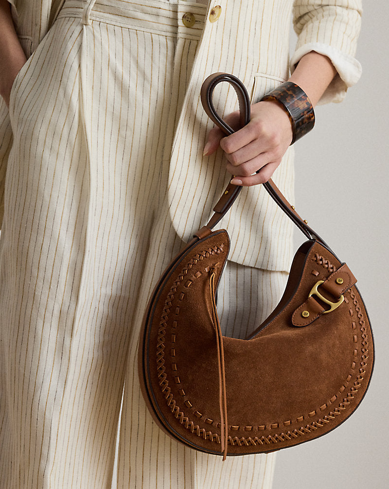 Borsa Tasha grande con sopraggitto — Col cuoio Lrn s/Col cuoio