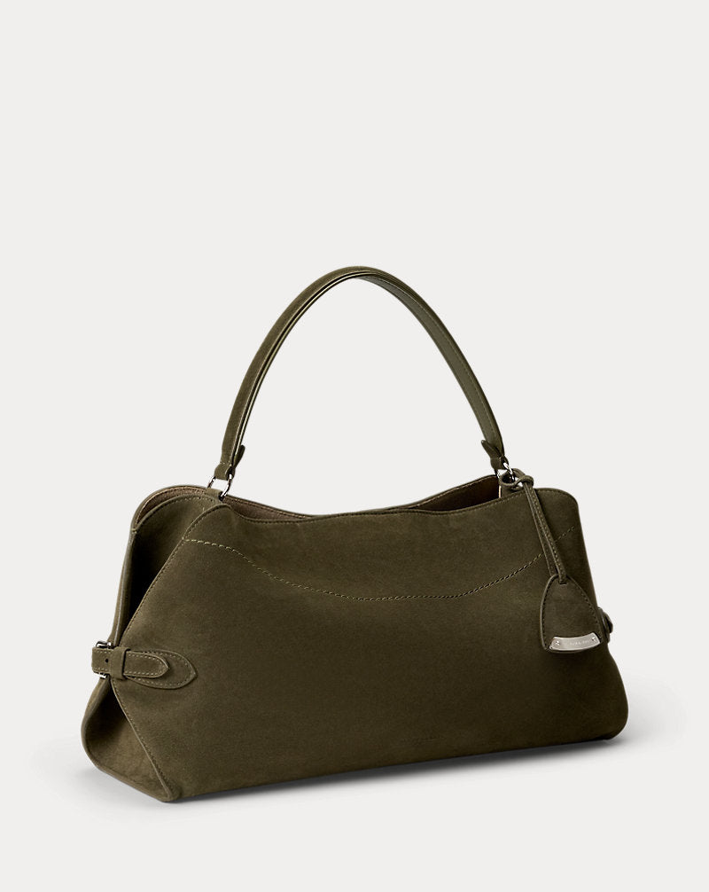 Borsa a spalla Ralph in vitello — Cipresso